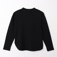 M-SIC/ ラゲットリブ ヘンリーネック プルオーバー カットソー ニットアップ