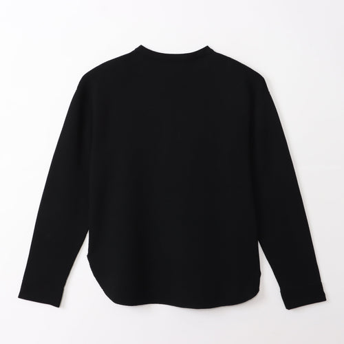 M-SIC / Luggette Rib Henley Neck Pullover Cut and Sewn Knit Up