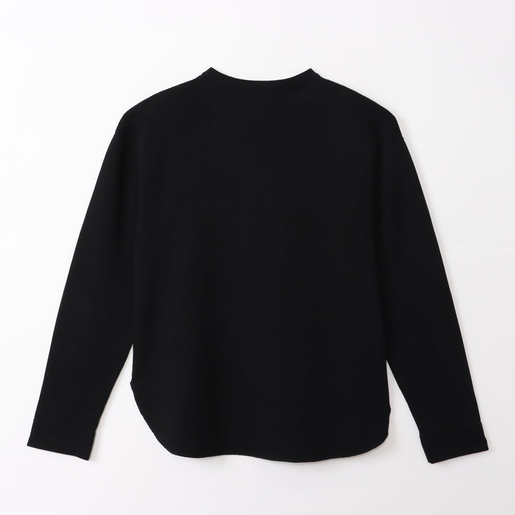 M-SIC/ ラゲットリブ ヘンリーネック プルオーバー カットソー ニットアップ