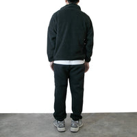 M-SIC/ オーバーサイズ リサイクルポリエステル エコフリース ハーフジップ プルオーバー ユニセックス