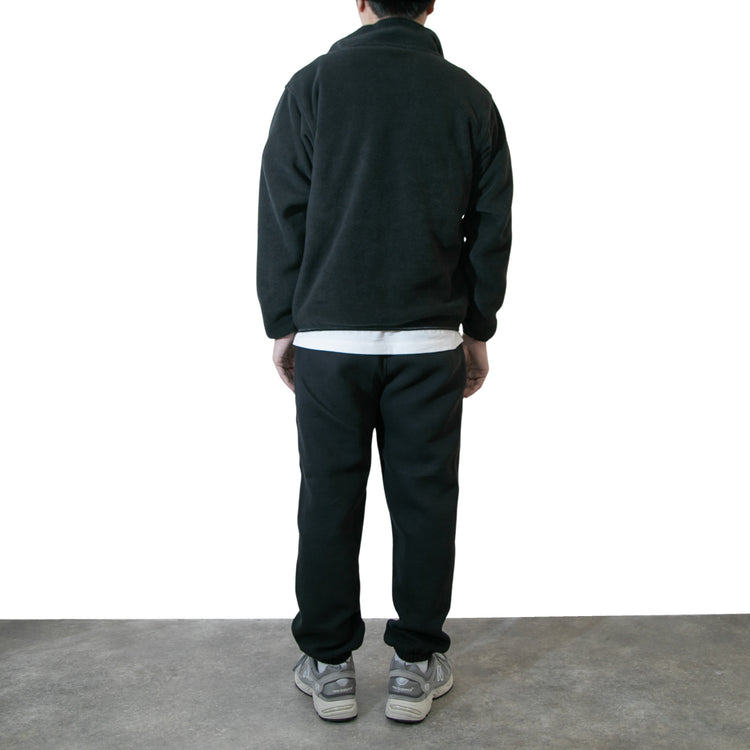 M-SIC/ オーバーサイズ リサイクルポリエステル エコフリース ハーフジップ プルオーバー ユニセックス