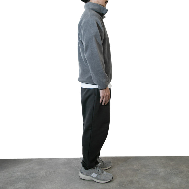 M-SIC/ オーバーサイズ リサイクルポリエステル エコフリース ハーフジップ プルオーバー ユニセックス