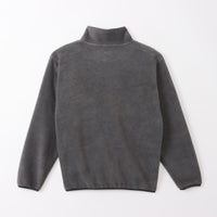 M-SIC/ オーバーサイズ リサイクルポリエステル エコフリース ハーフジップ プルオーバー ユニセックス