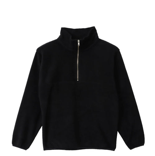 M-SIC/ オーバーサイズ リサイクルポリエステル エコフリース ハーフジップ プルオーバー ユニセックス