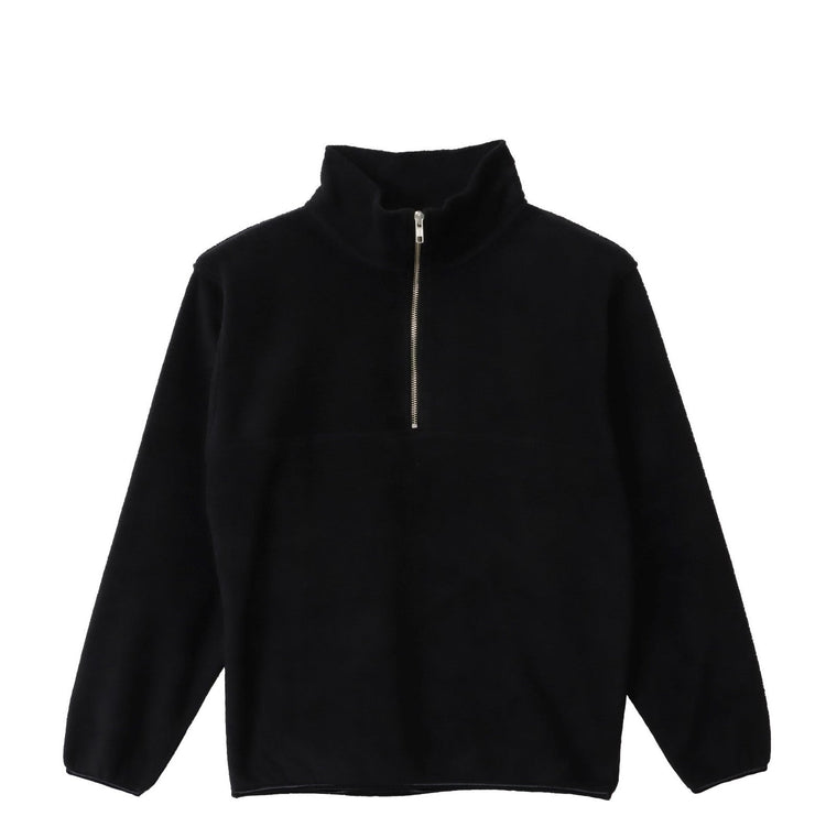 M-SIC/ オーバーサイズ リサイクルポリエステル エコフリース ハーフジップ プルオーバー ユニセックス