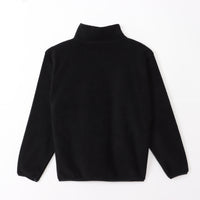 M-SIC/ オーバーサイズ リサイクルポリエステル エコフリース ハーフジップ プルオーバー ユニセックス