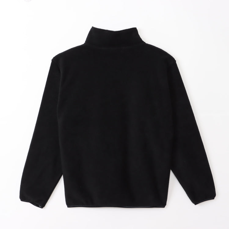 M-SIC/ オーバーサイズ リサイクルポリエステル エコフリース ハーフジップ プルオーバー ユニセックス