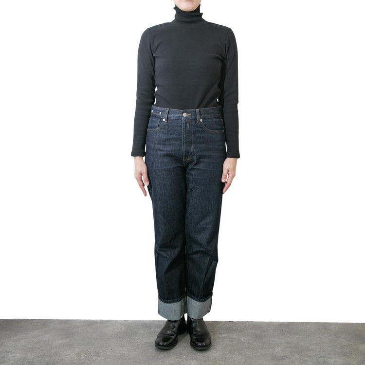 M-SIC/ Heavy Rib Turtleneck Pullover 