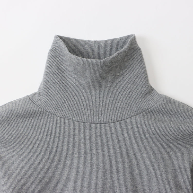 M-SIC/ Heavy Rib Turtleneck Pullover 