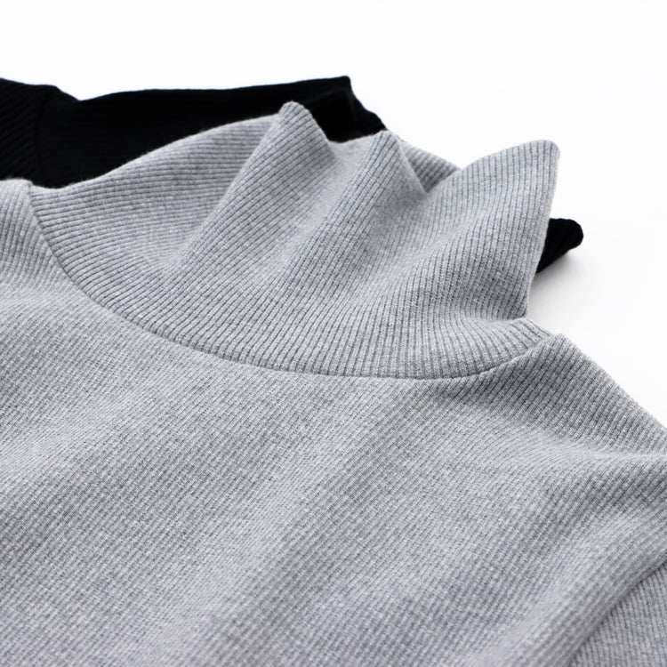 M-SIC/ Heavy Rib Turtleneck Pullover 