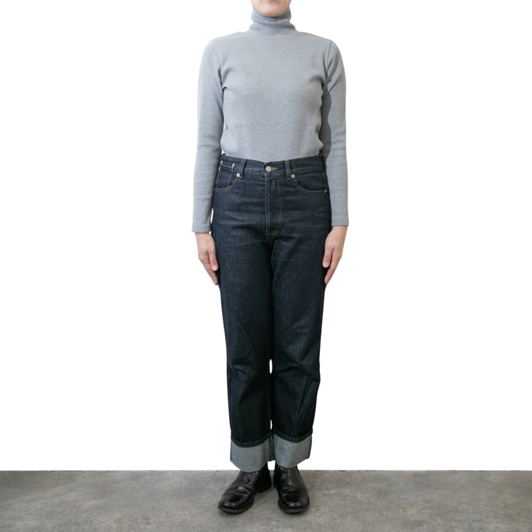 M-SIC/ Heavy Rib Turtleneck Pullover 