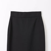 M-SIC/ リブダンボールニット Ｉライン EASY ロングスカート