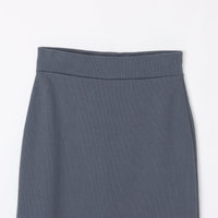 M-SIC/ リブダンボールニット Ｉライン EASY ロングスカート