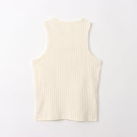 M-SIC/ アイレットテレコ アメリカンスリーブ タンクトップ