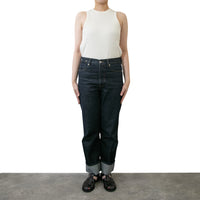 M-SIC/ アイレットテレコ アメリカンスリーブ タンクトップ