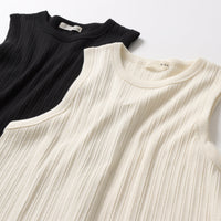 M-SIC/ アイレットテレコ アメリカンスリーブ タンクトップ