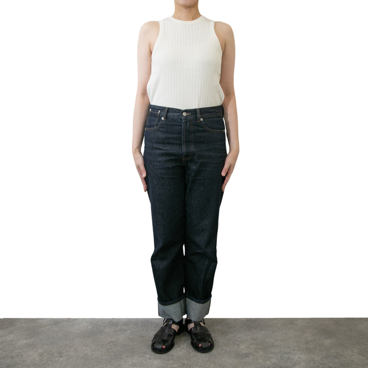 M-SIC/ アイレットテレコ アメリカンスリーブ タンクトップ