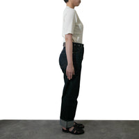M-SIC/ Eyelet Ribbed Short-Sleeve Pullover