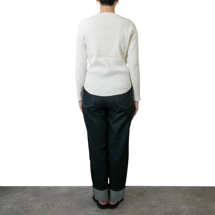 M-SIC/ アイレットテレコ 長袖プルオーバー