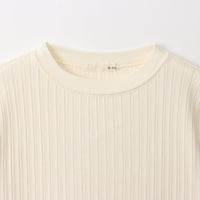 M-SIC/ アイレットテレコ 長袖プルオーバー