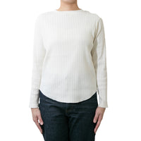 M-SIC/ アイレットテレコ 長袖プルオーバー