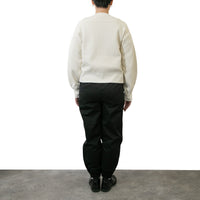 M-SIC/ Rugged Rib Cut and Sew Cardigan Knit Set