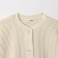 M-SIC/ Rugged Rib Cut and Sew Cardigan Knit Set