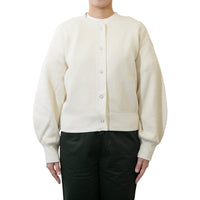 M-SIC/ Rugged Rib Cut and Sew Cardigan Knit Set