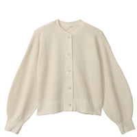 M-SIC/ Rugged Rib Cut and Sew Cardigan Knit Set