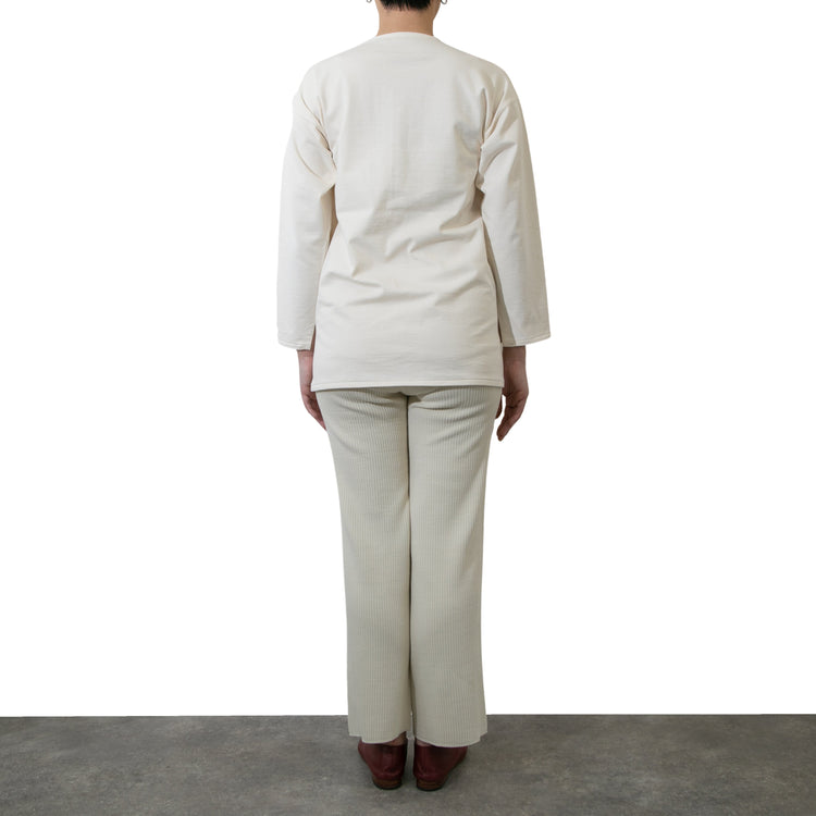 M-SIC/ ラゲットリブ EASY ストレートパンツ ニットアップ