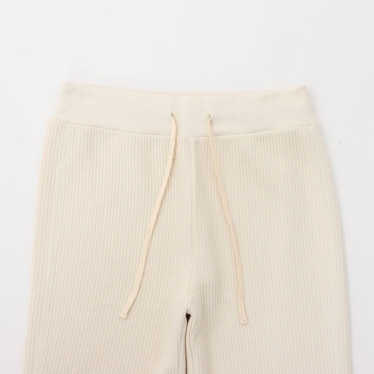 M-SIC/ ラゲットリブ EASY ストレートパンツ ニットアップ