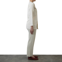 M-SIC/ ラゲットリブ EASY ストレートパンツ ニットアップ