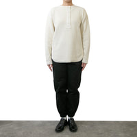 M-SIC/ ラゲットリブ ヘンリーネック プルオーバー カットソー ニットアップ