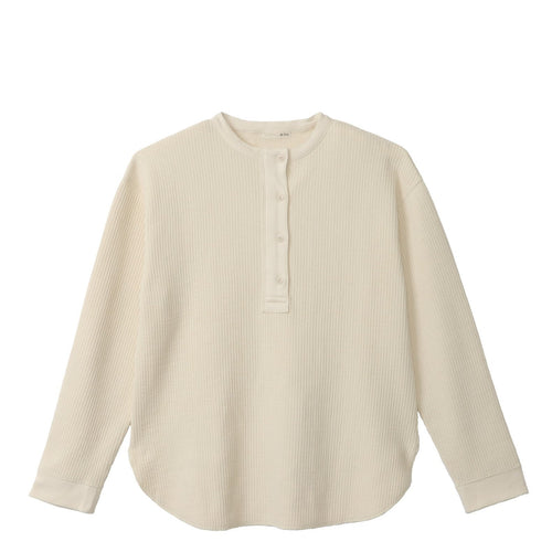 M-SIC/ ラゲットリブ ヘンリーネック プルオーバー カットソー ニットアップ