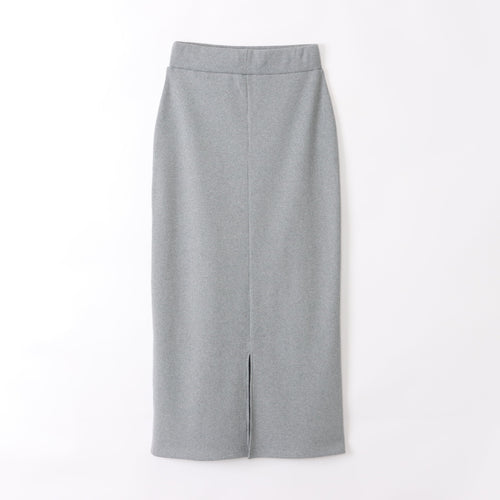 M-SIC / Heavy Telecor Rib I-Line EASY Long Skirt