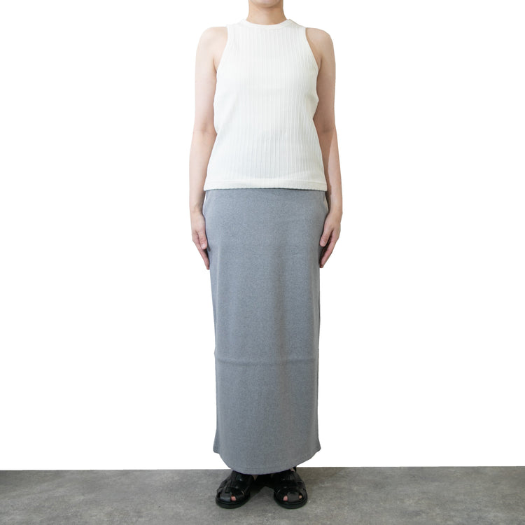 M-SIC/ ヘビーテレコリブ Ｉライン EASY ロングスカート