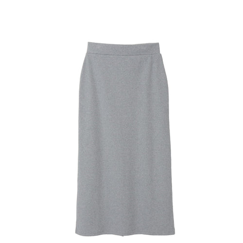 M-SIC / Heavy Telecor Rib I-Line EASY Long Skirt