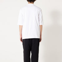 FITFOR/ BASIC MID SLEEVE TEE 202 WHITE