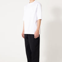 FITFOR/ BASIC MID SLEEVE TEE 202 WHITE