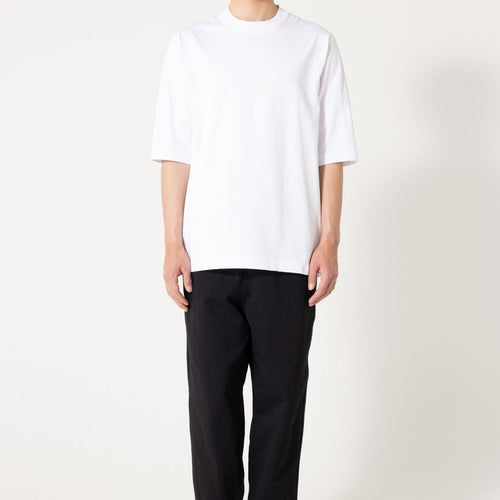 FITFOR/ BASIC MID SLEEVE TEE 202 WHITE
