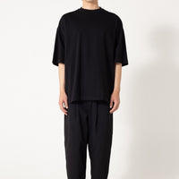 FITFOR/ WIDE BOX HALF SLEEVE TEE 205 BLACK