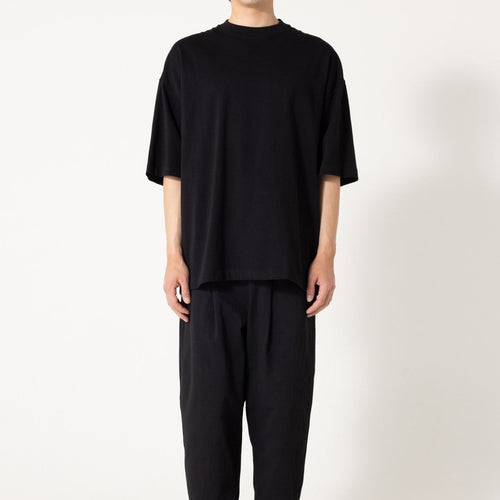 FITFOR/ WIDE BOX HALF SLEEVE TEE 205 BLACK