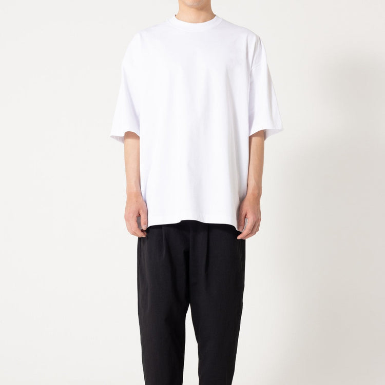 FITFOR/ WIDE BOX HALF SLEEVE TEE 205 WHITE