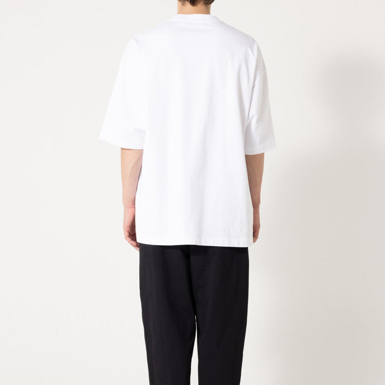 FITFOR/ WIDE BOX HALF SLEEVE TEE 205 WHITE