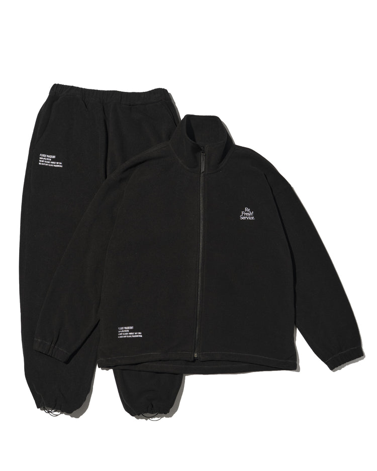 FreshService  "ReFresh!Service." FLEECE TRACK SUIT BLACK