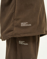 FreshService "ReFresh!Service." FLEECE TRACK SUIT DARK BROWN