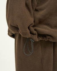 FreshService "ReFresh!Service." FLEECE TRACK SUIT DARK BROWN