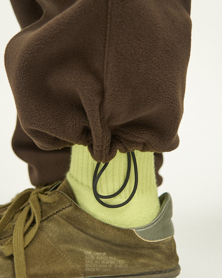 FreshService "ReFresh!Service." FLEECE TRACK SUIT DARK BROWN