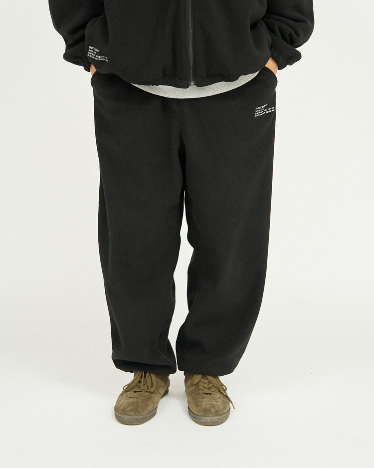 FreshService  "ReFresh!Service." FLEECE TRACK SUIT BLACK