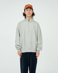 FreshService HEAVY OZ HALF ZIP PULLOVER H.GRAY